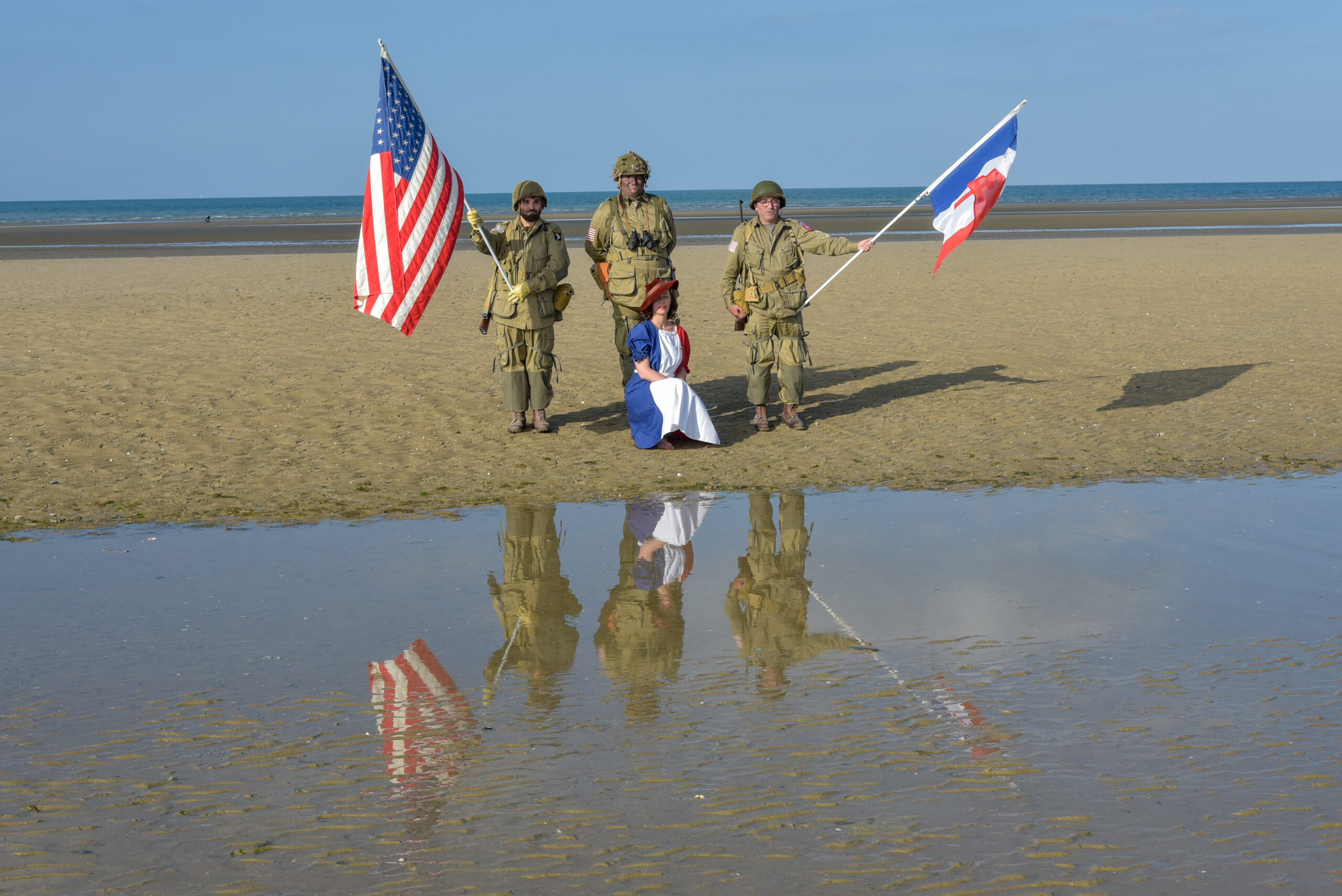 80dday drapeaux utah beach