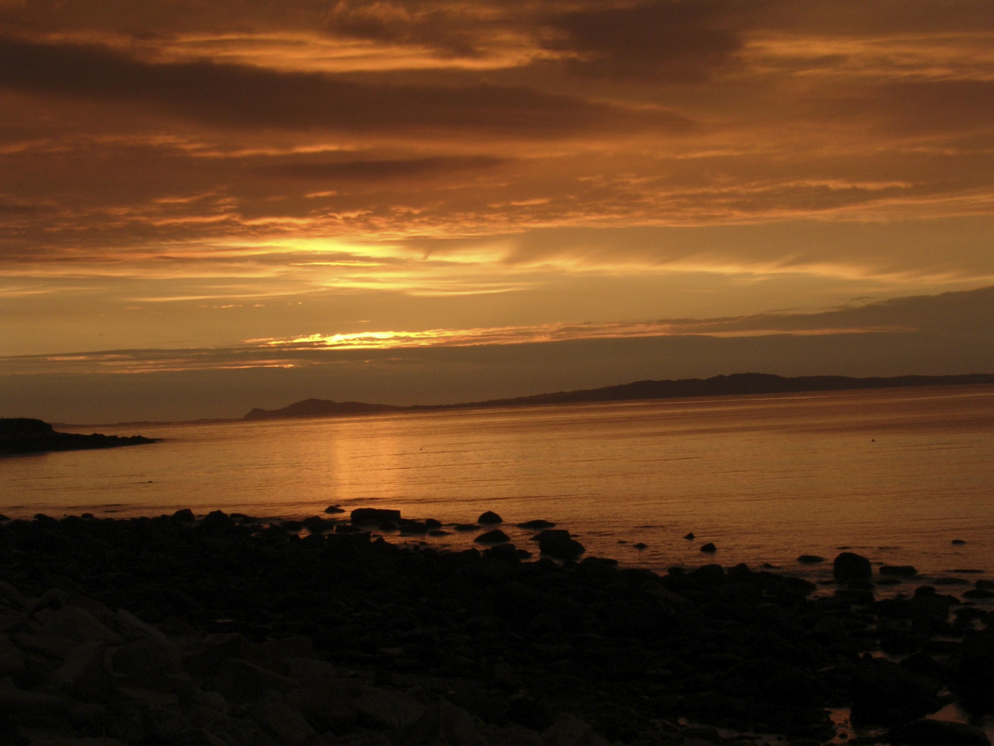 coucher de soleil